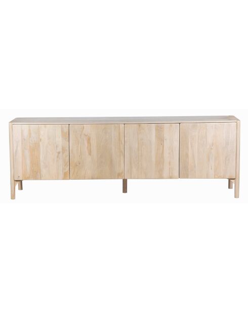 Ariel II beige dressoir met 4 deuren - 228x46x78 cm