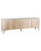 Credenza beige a 4 ante Ariel II - 228x46x78 cm