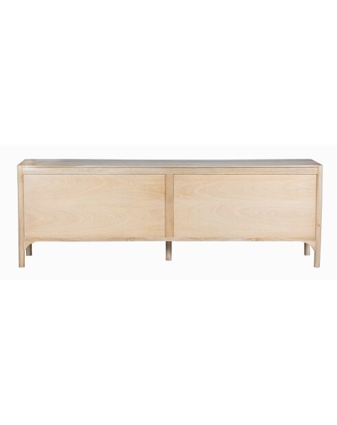 Ariel II beige dressoir met 4 deuren - 228x46x78 cm