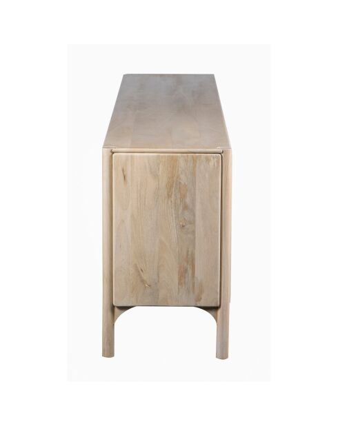 Ariel II beige dressoir met 4 deuren - 228x46x78 cm