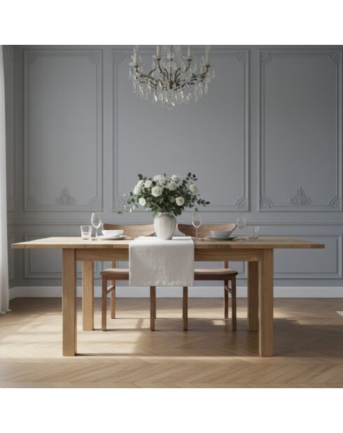 Esstisch Rect All Acacia Urban beige - 132x81x76 cm