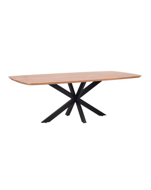 Omer ovaler Esstisch mehrfarbig - 220x105x76 cm