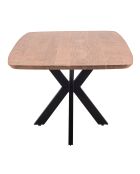 Omer ovaler Esstisch mehrfarbig - 220x105x76 cm