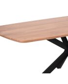 Omer ovaler Esstisch mehrfarbig - 220x105x76 cm