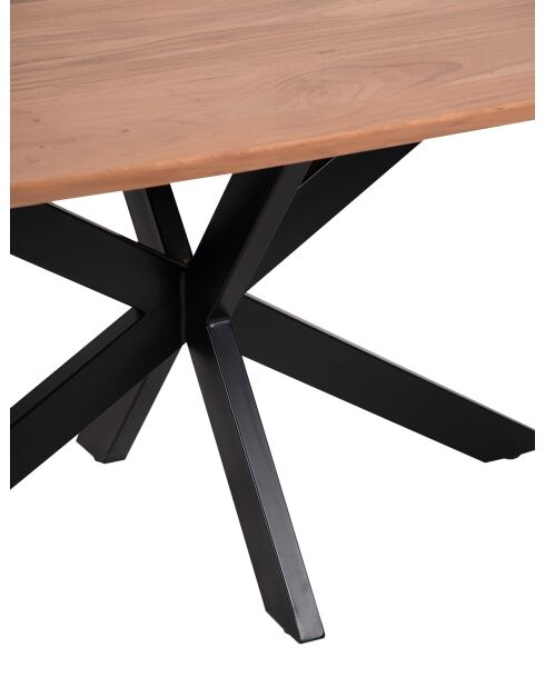 Omer ovaler Esstisch mehrfarbig - 220x105x76 cm