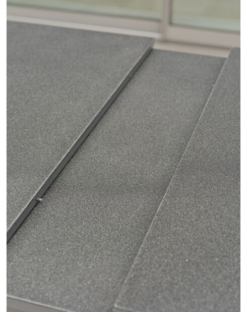 DANIA Gartentisch mit automatischer Verlängerung Anthrazitgrau - 160:210 x90x75 cm