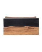 Acacia Black II zwart dressoir met 3 laden - 85x42x85 cm