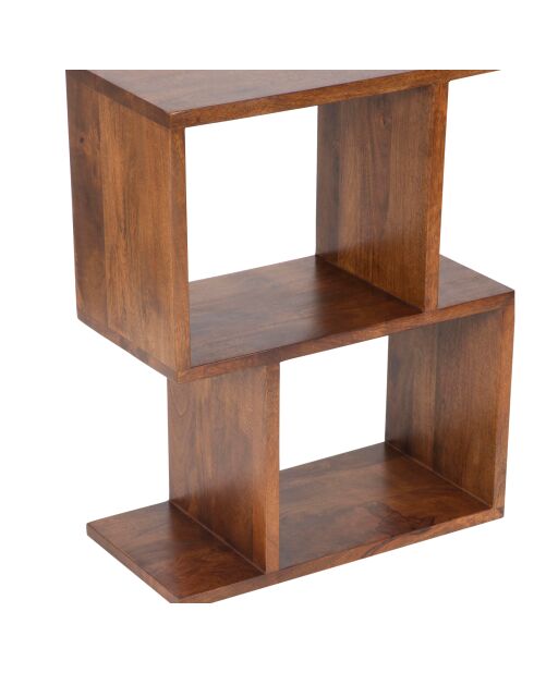 Bibliothèque Petit Bois de manguier Alan marron - 60x30x75 cm