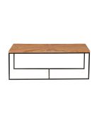 Mango Solaris beige rechthoekige salontafels met bijzettafel - 118x60x45 cm