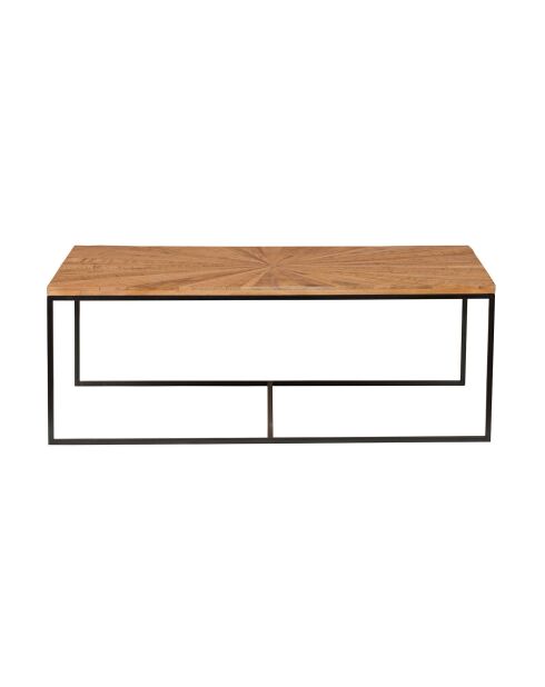 Mango Solaris beige rechthoekige salontafels met bijzettafel - 118x60x45 cm