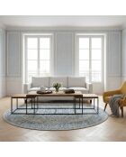 Mango Solaris beige rechthoekige salontafels met bijzettafel - 118x60x45 cm