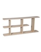 Etagère basse ouverte Ariel II beige - 170x28x70 cm