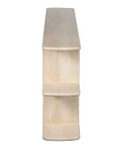 Etagère basse ouverte Ariel II beige - 170x28x70 cm