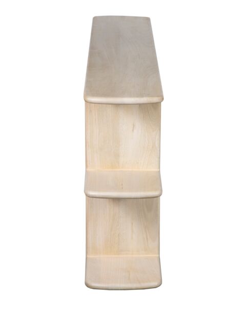 Etagère basse ouverte Ariel II beige - 170x28x70 cm