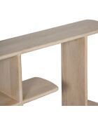 Etagère basse ouverte Ariel II beige - 170x28x70 cm