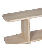 Etagère basse ouverte Ariel II beige - 170x28x70 cm