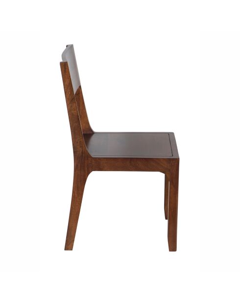 Chaise exotique marron Acacia Arad II marron - 43x50x85 cm