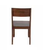 Chaise exotique marron Acacia Arad II marron - 43x50x85 cm