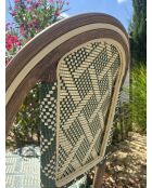 2 fauteuils de jardin BISTRO marron et vert