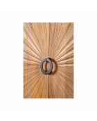 Manguier Solaris II beige uitgesneden hoog dressoir - 100x42x170 cm