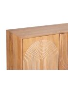 Eran beige dressoir met 3 deuren - 160x44x76 cm