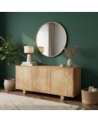 Eran beige dressoir met 3 deuren - 160x44x76 cm