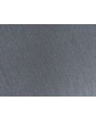 Salón de jardín bajo BIARRITZ de 5 plazas en aluminio y cuerda tejida negra y gris antracita