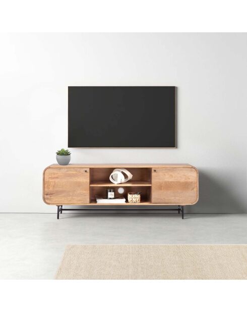 Mango Maidi beige tv-meubel - 160x55x40 cm