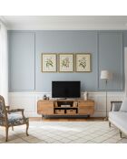 Mango Maidi beige tv-meubel - 160x55x40 cm