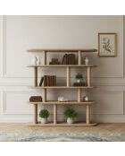 Etagère avec 4 etagère ouverte Brun Organic marron - 180x40x180 cm