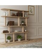 Etagère avec 4 etagère ouverte Brun Organic marron - 180x40x180 cm