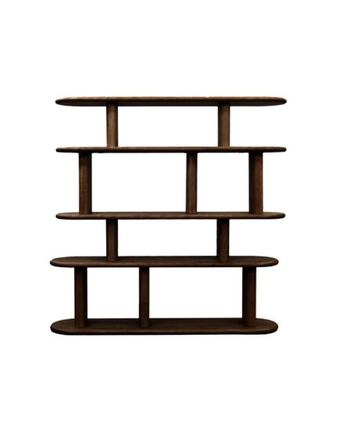 Etagère avec 4 etagère ouverte Naturelle Organic beige - 180x40x180 cm