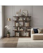 Etagère avec 4 etagère ouverte Naturelle Organic beige - 180x40x180 cm