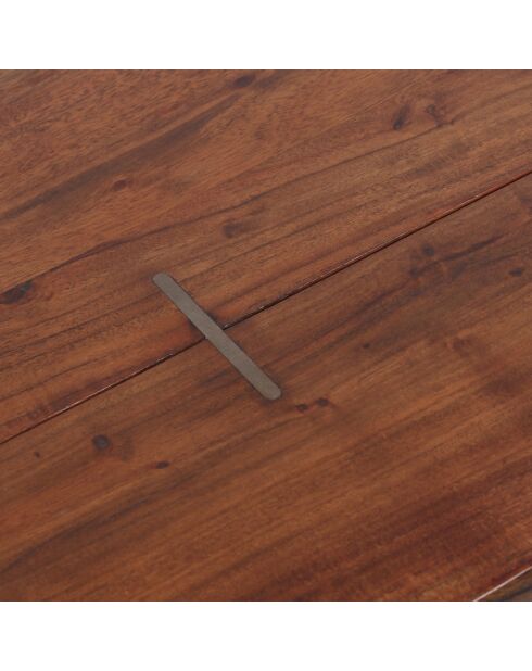 Bank met natuurlijke rand Acacia Sansur bruin - 178x41x46 cm