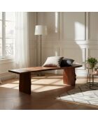 Bank met natuurlijke rand Acacia Sansur bruin - 178x41x46 cm