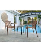 2 TIAGO Terracotta Gartenstühle