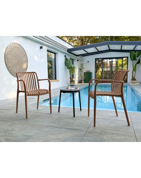 2 TIAGO Terracotta Gartenstühle