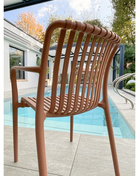 2 TIAGO Terracotta Gartenstühle