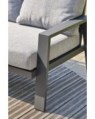 Set de jardín IBIZA de 7 plazas beige/gris antracita