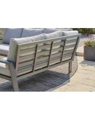 Set de jardín IBIZA de 7 plazas beige/gris antracita