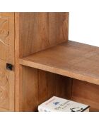 Manguier Sculture II beige asymmetrisch tv-meubel met 1 deur - 148x40x79 cm