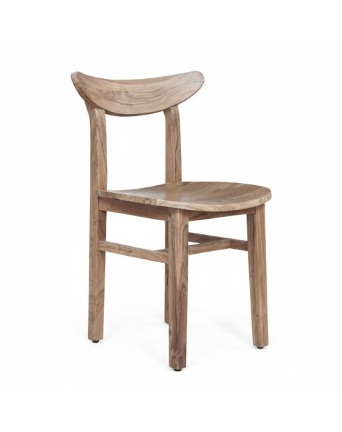 Acacia Fusion Natural Stoel beige - 46x46x83 cm