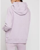 Felpa con cappuccio UA Rival Fleece viola Parma