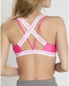 Technische sportbeha UA roze/wit