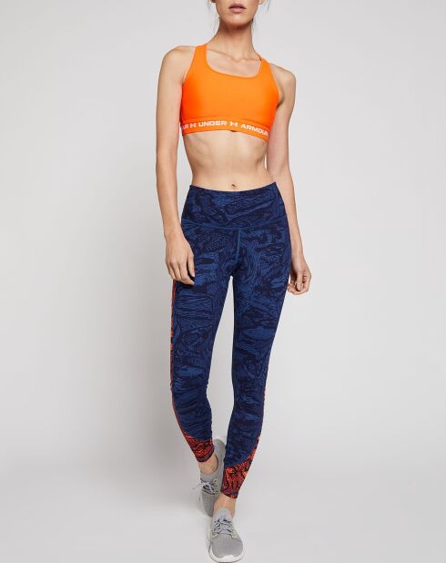 Reggiseno sportivo tecnico Orange Mid Crossback