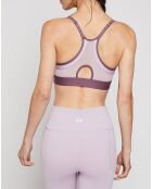 Reggiseno sportivo tecnico UA Infinity Low Parma Purple