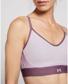 Reggiseno sportivo tecnico UA Infinity Low Parma Purple