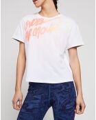 Camiseta blanca Live Chroma Graphic