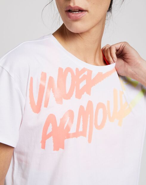 T-Shirt Live Chroma Graphic blanc