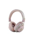 Bluetooth 5.3 ENC Guess 4G metalen roze hoofdtelefoon